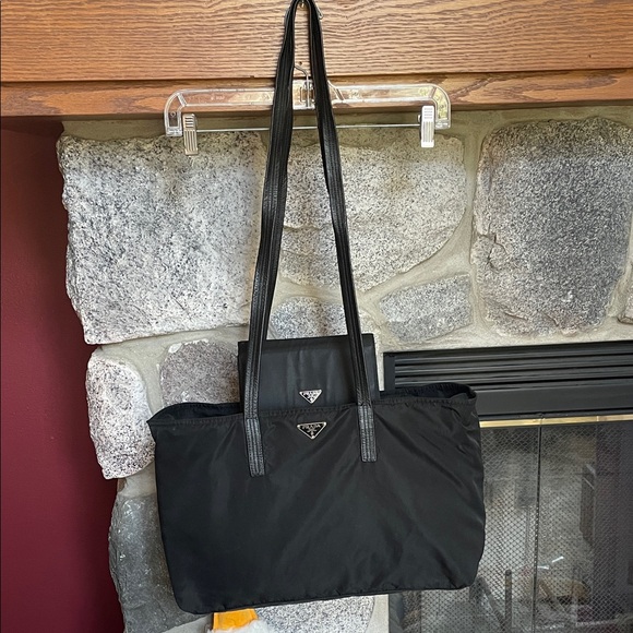 Prada Black Nylon Tote Bag and Tessuto Wallet - Picture 1 of 16